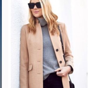 J Crew Regent Topcoat in Heather Acorn